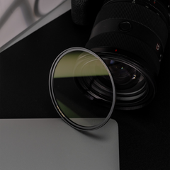 Ultra-Low Reflection Ultra-Thin Brass UV Filter 99.8% Transmittance, German Schott B270 Glass, 1.5mm Ultra-Thin Brass Frame, Af Waterproof Coating