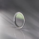 Ultra-Low Reflection Ultra-Thin Brass UV Filter 99.8% Transmittance, German Schott B270 Glass, 1.5mm Ultra-Thin Brass Frame, Af Waterproof Coating