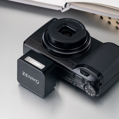 ZENIKO Mini Flash for Ricoh GR III/GR IIIx/GR IV – Compact Hot Shoe Fill Light for Small Cameras