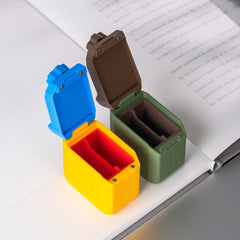 Rotary Battery Box for Ricoh GR4 – JerryCan Style, Dual Chamber, Magnetic Seal