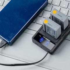 Fujifilm BC-W126 Charger NP-W126S Battery Holder Charger Dual Slot Type-C Interface For Fujifilm X100VI XT30II XM5 XT50 X100V X100F XT3 XE4 XPRO3