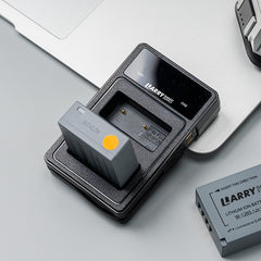 Fujifilm BC-W126 Charger NP-W126S Battery Holder Charger Dual Slot Type-C Interface For Fujifilm X100VI XT30II XM5 XT50 X100V X100F XT3 XE4 XPRO3