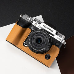 Fujifilm Camera Case Italian Vegetable Tanned Leather Protection For Fujifilm XT30II XT30 XT5 XS20