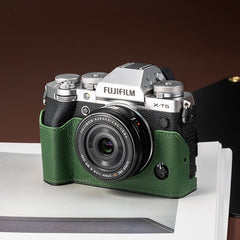 Fujifilm Camera Case Italian Vegetable Tanned Leather Protection For Fujifilm XT30II XT30 XT5 XS20