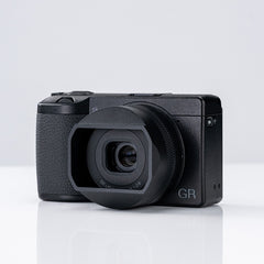 Ricoh GR3X GR3 Adapter Ring Hood( All Metal )Can Be Attached 49mm Filter ND CPL Black Mist Filter