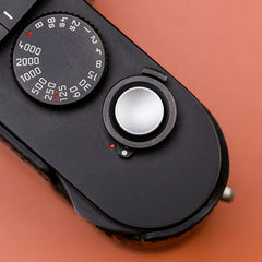 Shutter Button Is Decorated In Colored Brass Material To Enhance The Feel For Fujifilm Leica