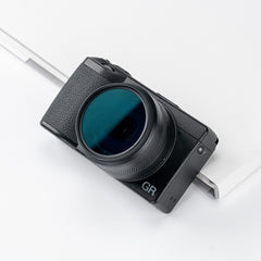 Ricoh GR3X GR3 Adapter Ring Hood( All Metal )Can Be Attached 49mm Filter ND CPL Black Mist Filter