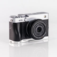 Metal Grip for Fujifilm XE5 – Ergonomic Handle, Hidden SD Slot, Arca-Swiss Base