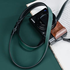 Camera Shoulder Strap Vintage Color Blocking Stitching Quick Release Design Replaceable Fastenings For Fujifilm Ricoh Sony Canon Leica Camera