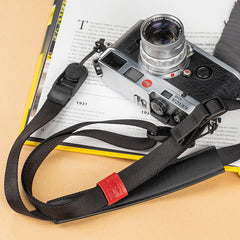Camera Shoulder StrapCowhide Leather Shoulder PadMagnetic FastenerQuick-Removal MountingFast Length AdjustmentFor Sony FujifilmCanon Leica