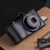 Ricoh GR Series Camera Case Fitted With Custom Italian Plant-Tanned Leather For Ricoh GR4 GR3X GR3 GR2