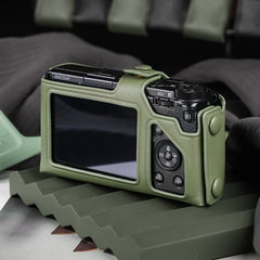 Ricoh GR Series Camera Case Fitted With Custom Italian Plant-Tanned Leather For Ricoh GR IV, GR IIIx, GR III, GRII