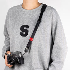 Camera Shoulder StrapCowhide Leather Shoulder PadMagnetic FastenerQuick-Removal MountingFast Length AdjustmentFor Sony FujifilmCanon Leica