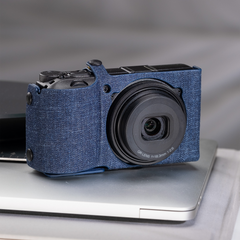 Custom Protective Camera Case for Ricoh GR III/GR IIIx/GR IV HDF – Danning Denim Series, Lightweight & Portable