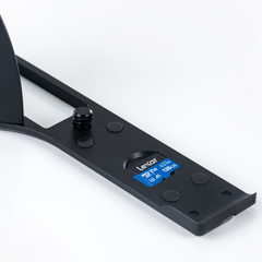 Ricoh GR IV metal handle with base enhances grip feeling and features an ultra-thin base plate design