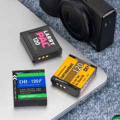 DB-120 Battery Charger 1900mAh for Ricoh GR4 HDF,3C Certified High Capacity Charging Base