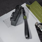 Camera Wrist Strap With Green Ring Quick Release Design Replaceable Fastenings For Fujifilm Ricoh Sony Canon Leica Camera