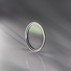 Ultra-Low Reflection Ultra-Thin Brass UV Filter 99.8% Transmittance, German Schott B270 Glass, 1.5mm Ultra-Thin Brass Frame, Af Waterproof Coating