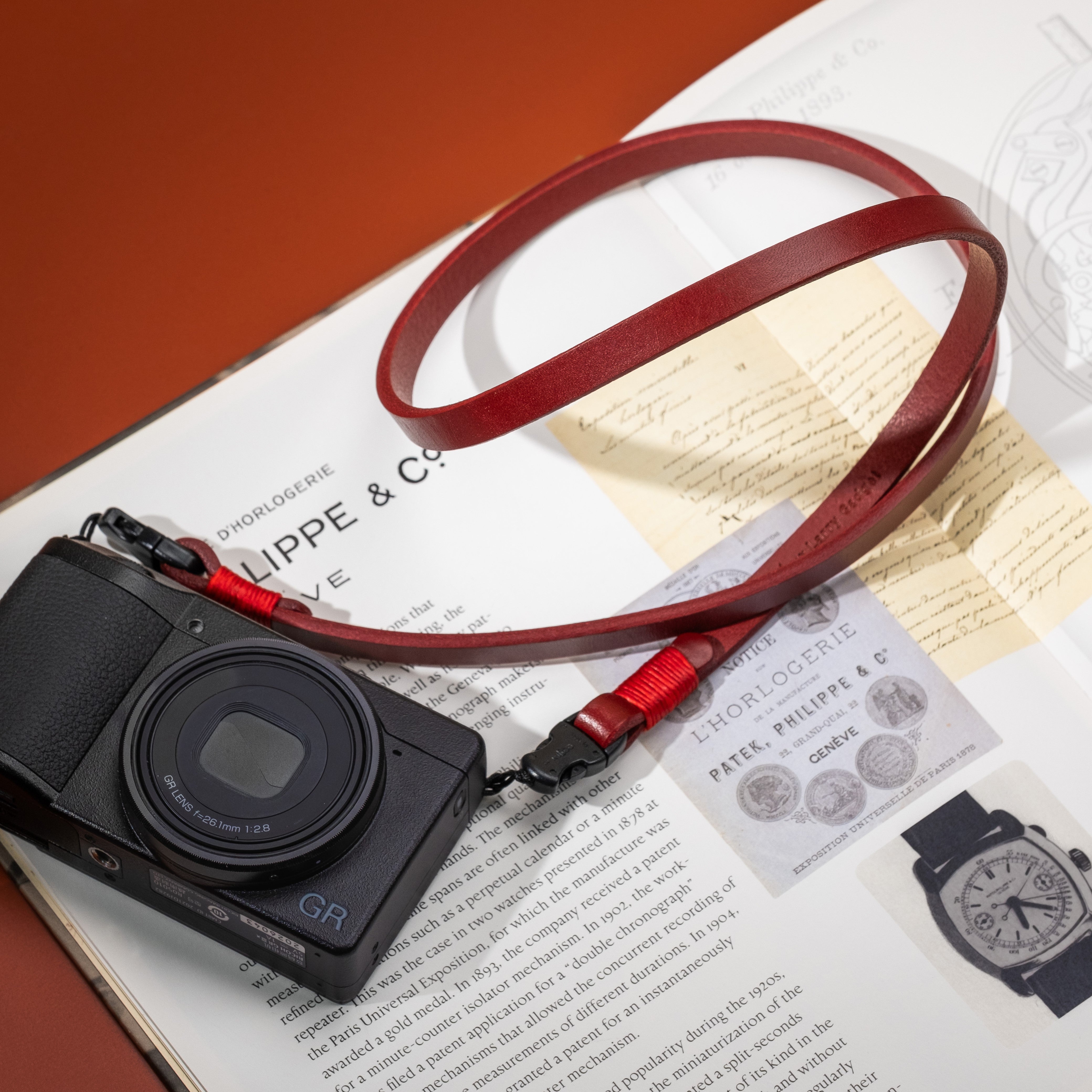 Camera Quick Release Shoulder Strap Colorful Vintage Wrap For Point-And-Shoot Camera Ricoh GR3 Series Sony RX100 Series Canon G7X Series