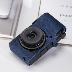 Custom Protective Camera Case for Ricoh GR III/GR IIIx/GR IV HDF – Danning Denim Series, Lightweight & Portable