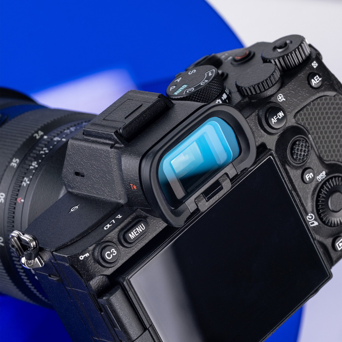 Viewfinder protection lens for SONY A7M5/R5/M4/S3,A1/A1IIA9II，optical glass, scratch-resistant and wear-resistant, water-resistant and oil-repellent