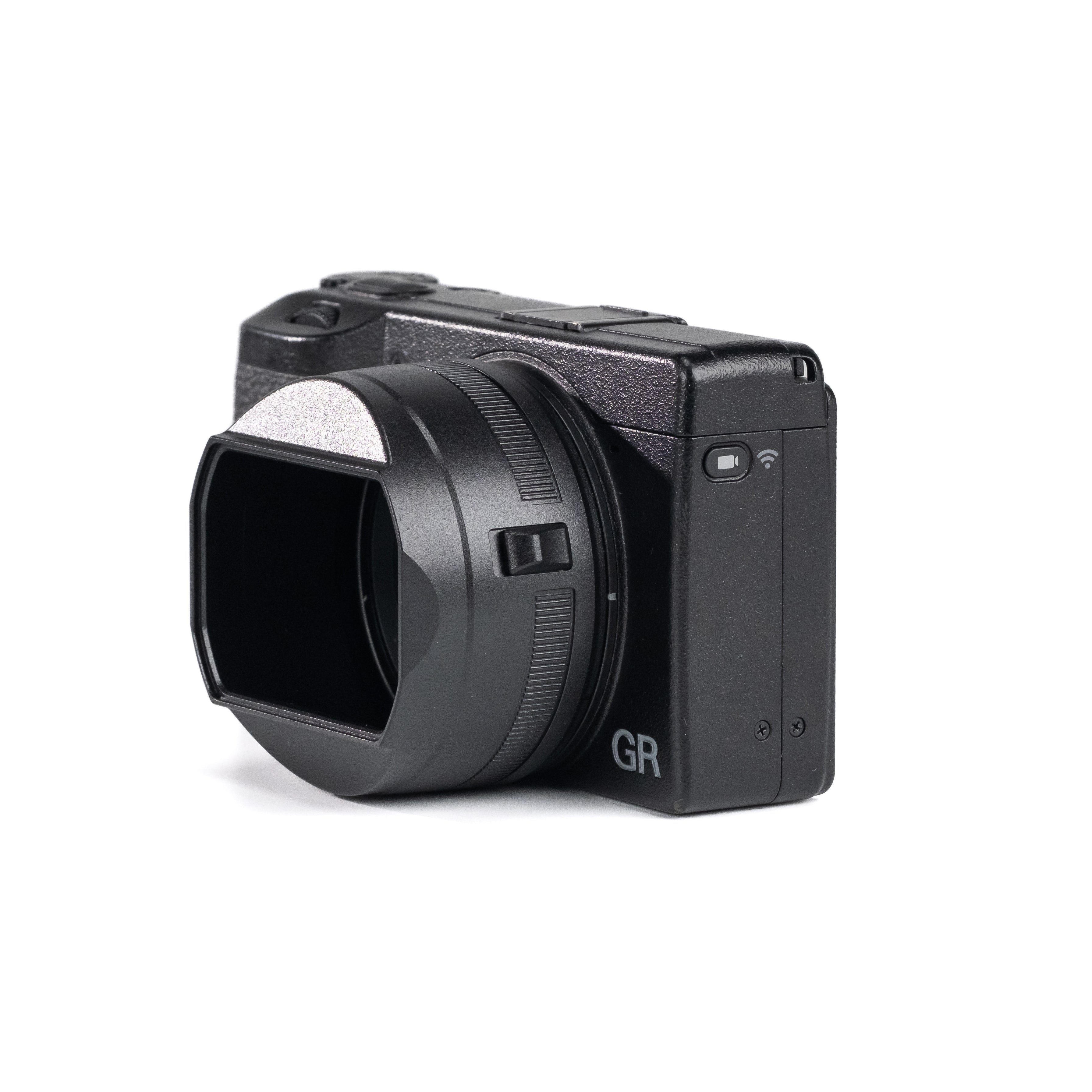 Ricoh GR3X GR3 Adapter Ring Hood（ All Metal ）Can Be Attached 49mm Filter ND CPL Black Mist Filter
