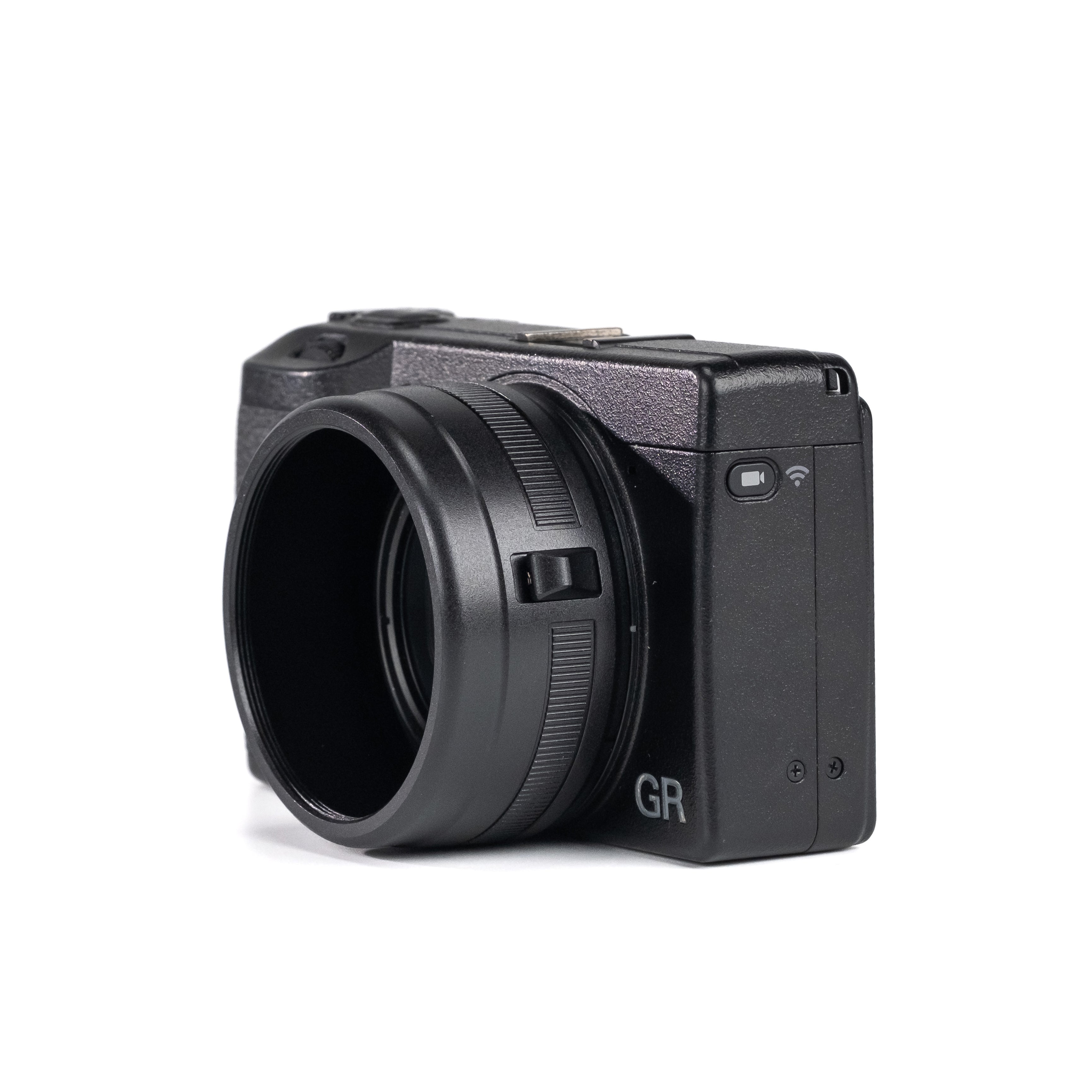 Ricoh GR3X GR3 Adapter Ring Hood（ All Metal ）Can Be Attached 49mm Filter ND CPL Black Mist Filter