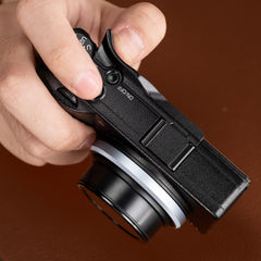 Metal Hot Shoe Mounted Thumb Grip for Ricoh GR III, GR IIIx, GR III HDF, GR IIIx HDF Camera