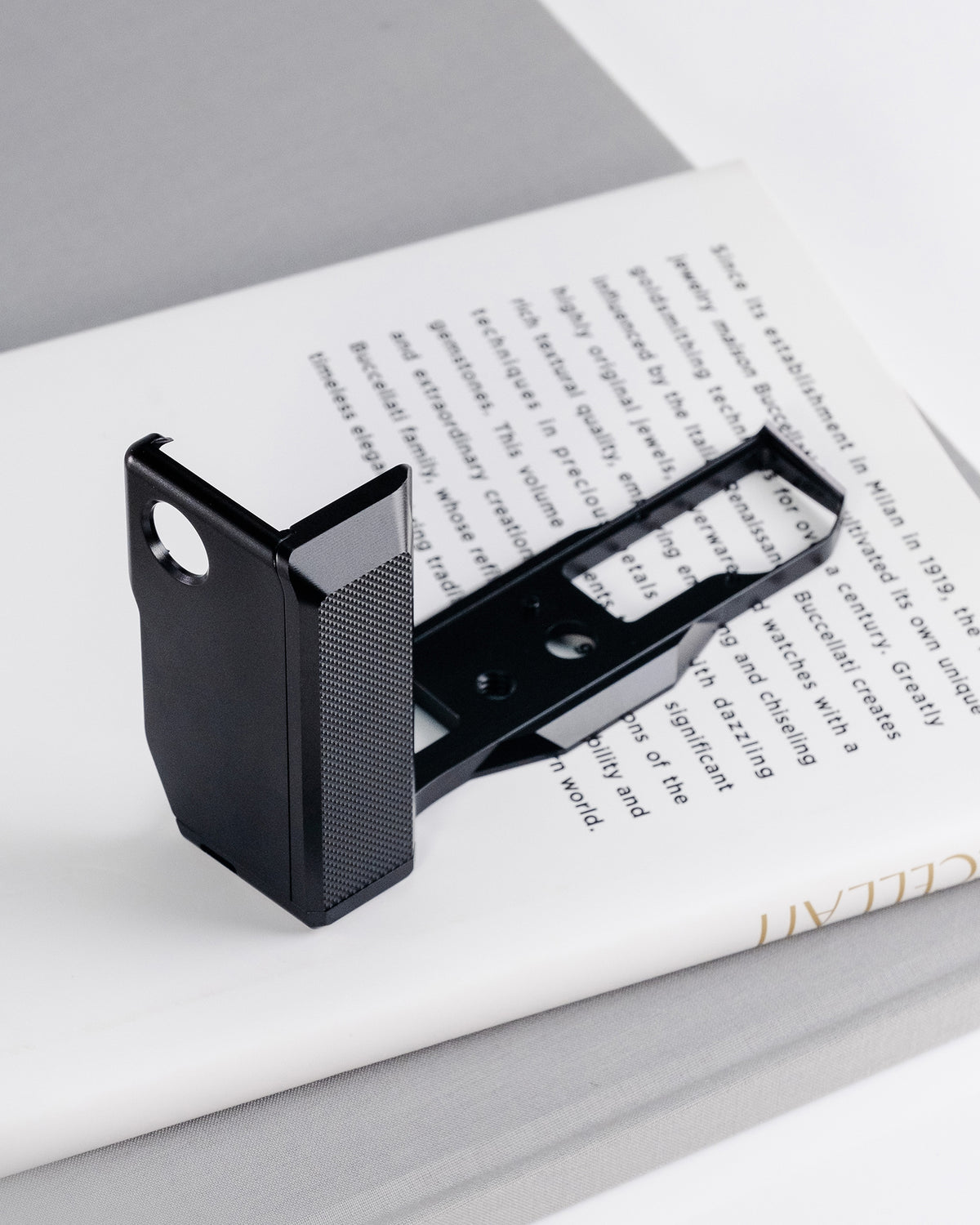 L-Shaped Camera Base Handle for Sigma BF, Metal Construction, Arca Quick-Install Plate, Battery Access, Shoulder Strap Interface, BF Grip for Sigma