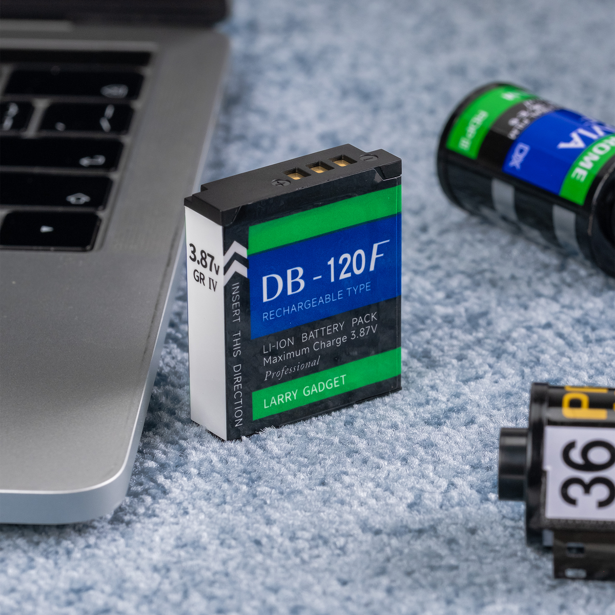 DB-120 Battery Charger 1900mAh for Ricoh GR4 HDF,3C Certified High Capacity Charging Base