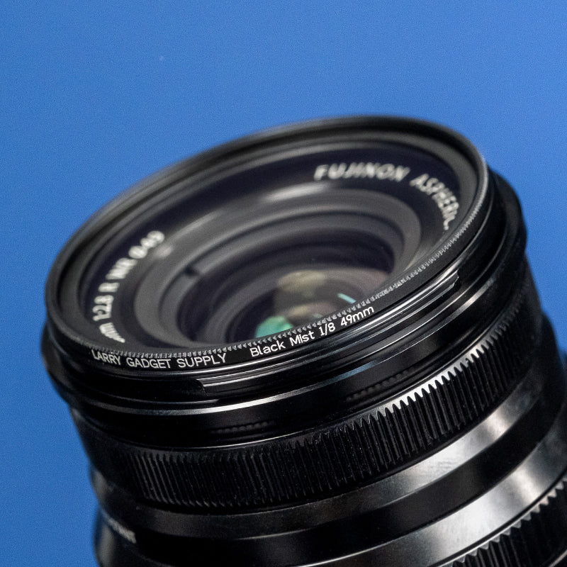 Black Mist Filter 1/2, 1/4, 1/8 Portrait Landscape Movie Effect Soft Focus Filter 49mm